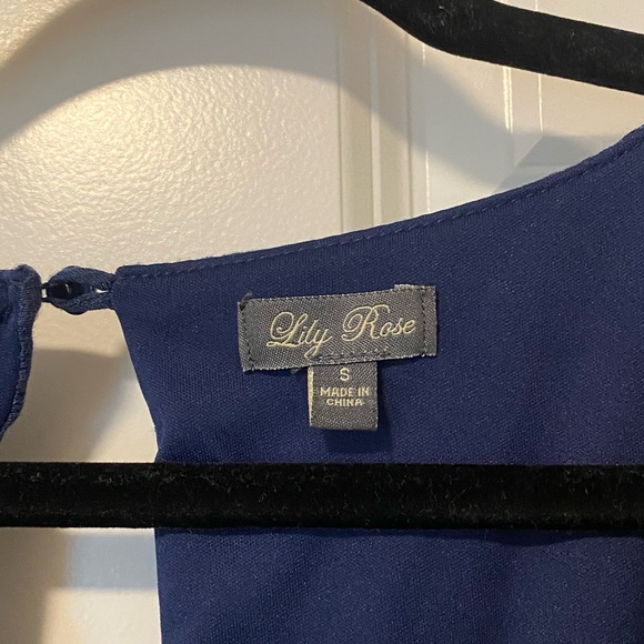 Blue Summer Mini Sundress - Picture 3 of 4